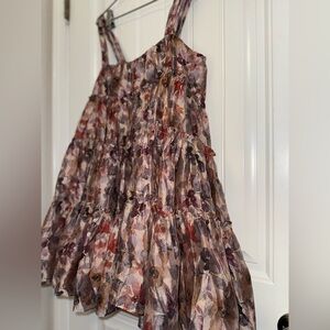 Sofie the Label Floral Tiered Babydoll Mini Dress Size Small